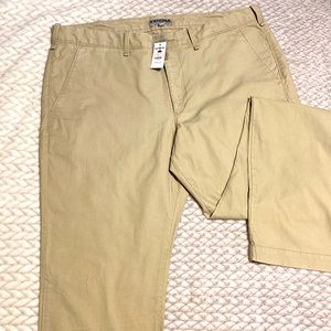 NEW WITH TAGS: Men’s Express Photographer khaki pant, 36/34